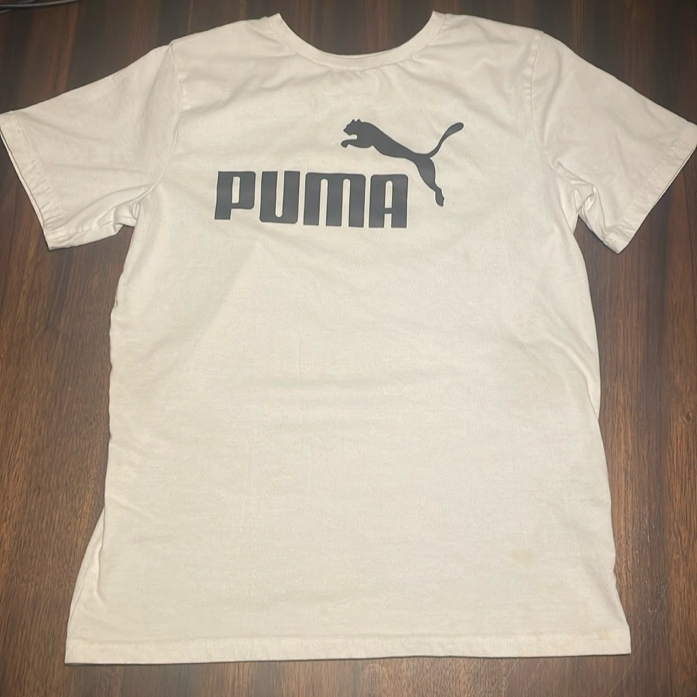 White Puma shirt